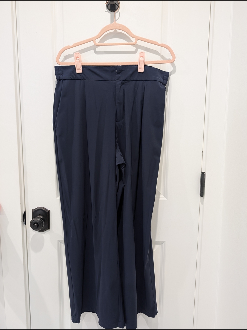 Athleta Pinnacle Deep Navy Wide-Leg Pants